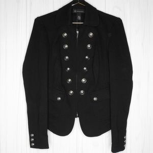 INC Garden Mist Military Style Front Zip Jacket